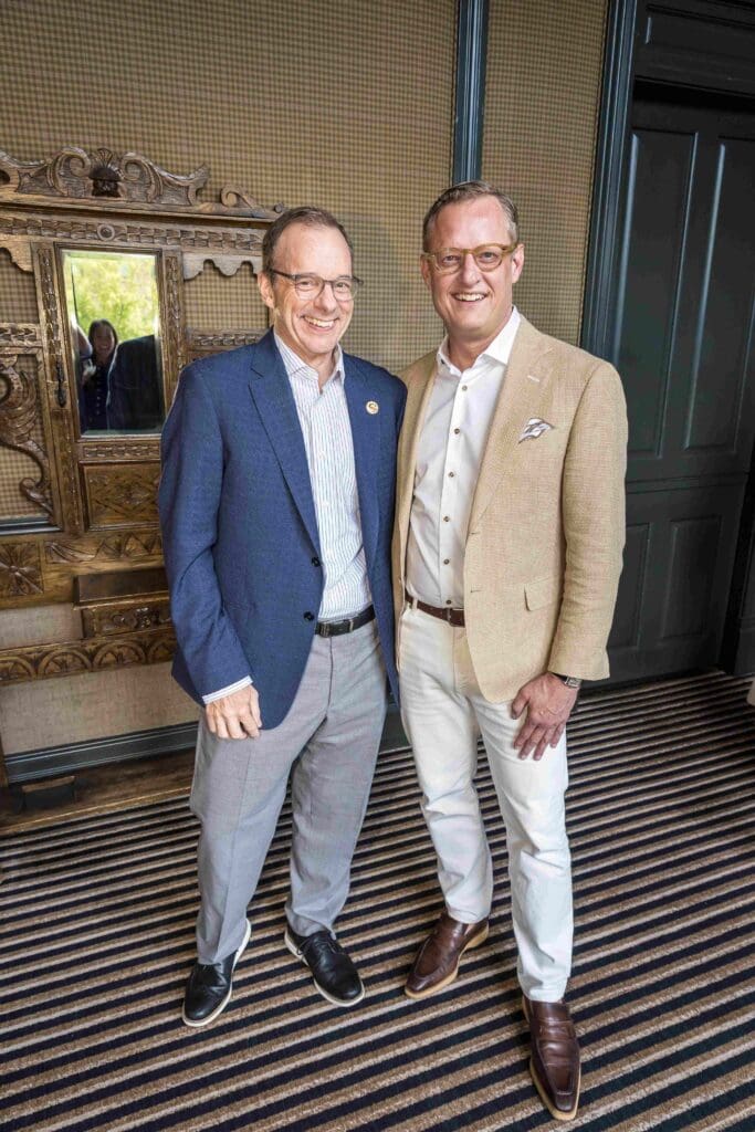 Darrow Zeidenstein, Jeff Netzer during the MD Anderson Cancer Center Rocky Mountain seminar excursion