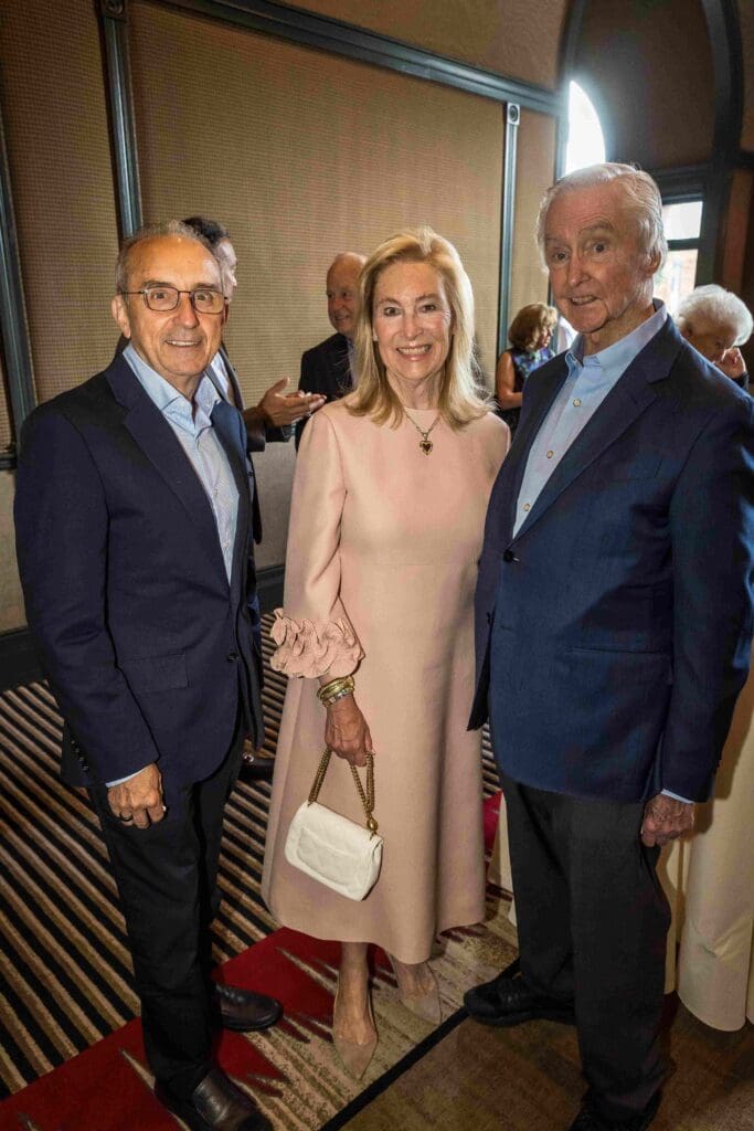Dr. Giulio Draetta, Peggy & Carl Sewell during the MD Anderson Cancer Center Rocky Mountain seminar excursion