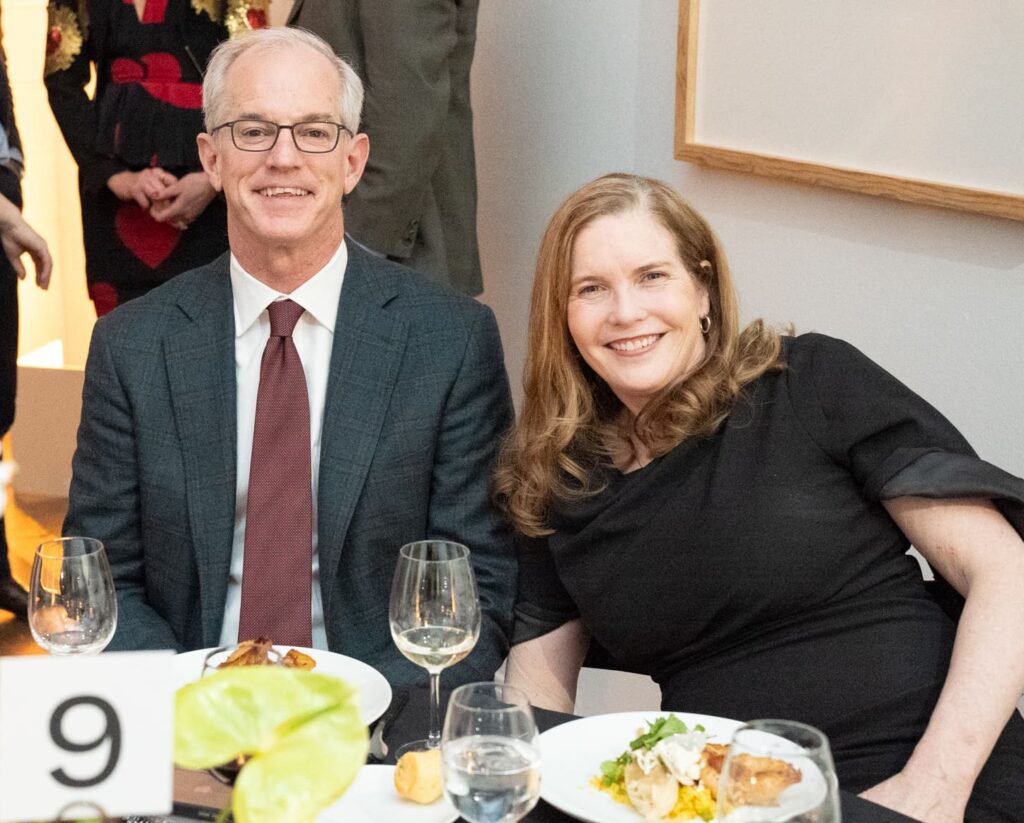 Co-chair and board member Michael Casey & co-chair Katy Casey at Dinner for FotoFest (Photo by Leanora Benkato)