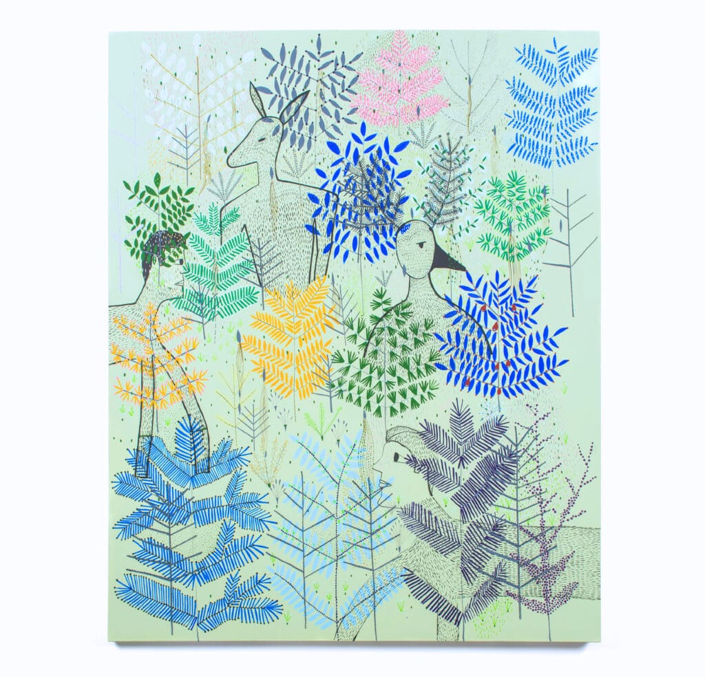 Gerardo Rosales' "Maze," 2025, at Laura (the gallery). Image courtesy the artist and Laura (the gallery), photo © Graham W Bell. 