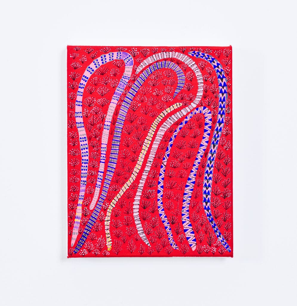 Gerardo Rosales' "Serpentarium," 2025, at Laura (the gallery). Image courtesy the artist and Laura (the gallery), photo © Graham W Bell. 