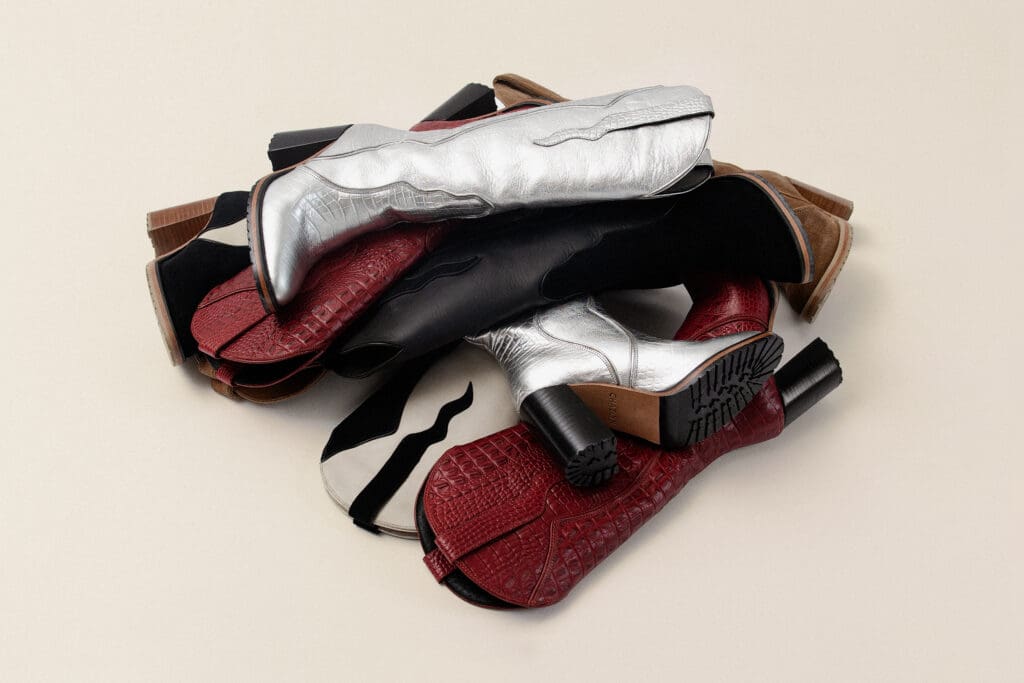 CHAZLYN Boots add a chunky heel that separates it from a traditional cowboy boot. (Courtesy)