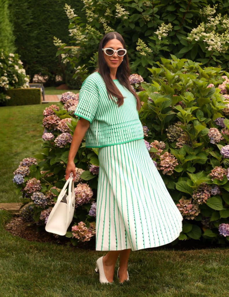 Alie Mitchell styling at the Christy Lynn poolside luncheon in Southampton (Photo by BFA / Kevin Czopek)