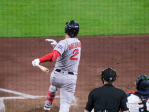 Houston  Astros Carlos Correa and Boston Red Sox Alex Bregman celebrate a homecoming of sorts at Daikin Park, August 11, 2025