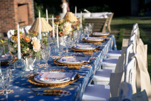 Hunter Bell  dinner party in Nantucket. (Photo by Charity Grace Photography)