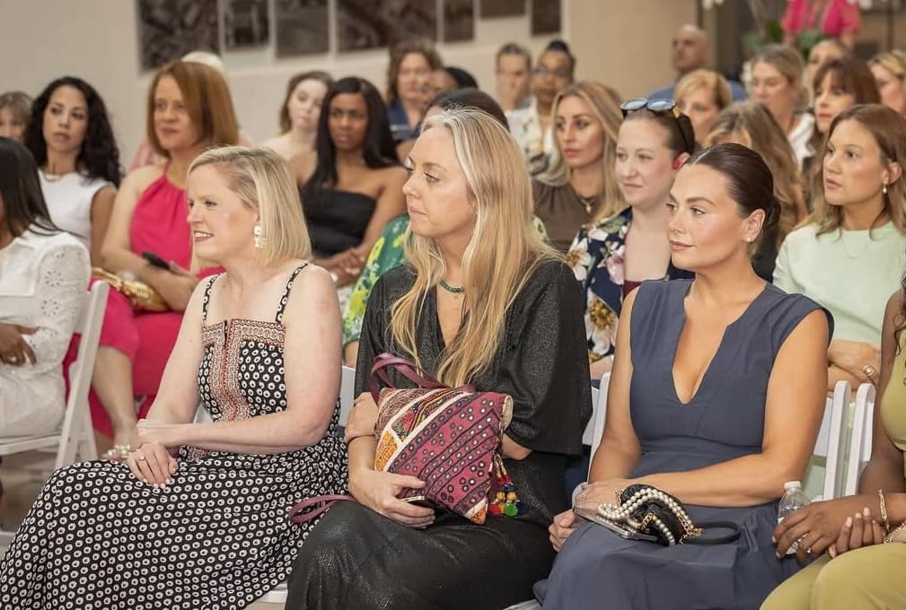 Jennifer Klos, Lilly Watson, and Sarah Ring at last year's FGI Dallas Fall Forum fashion panel. (Courtesy FGI Dallas)