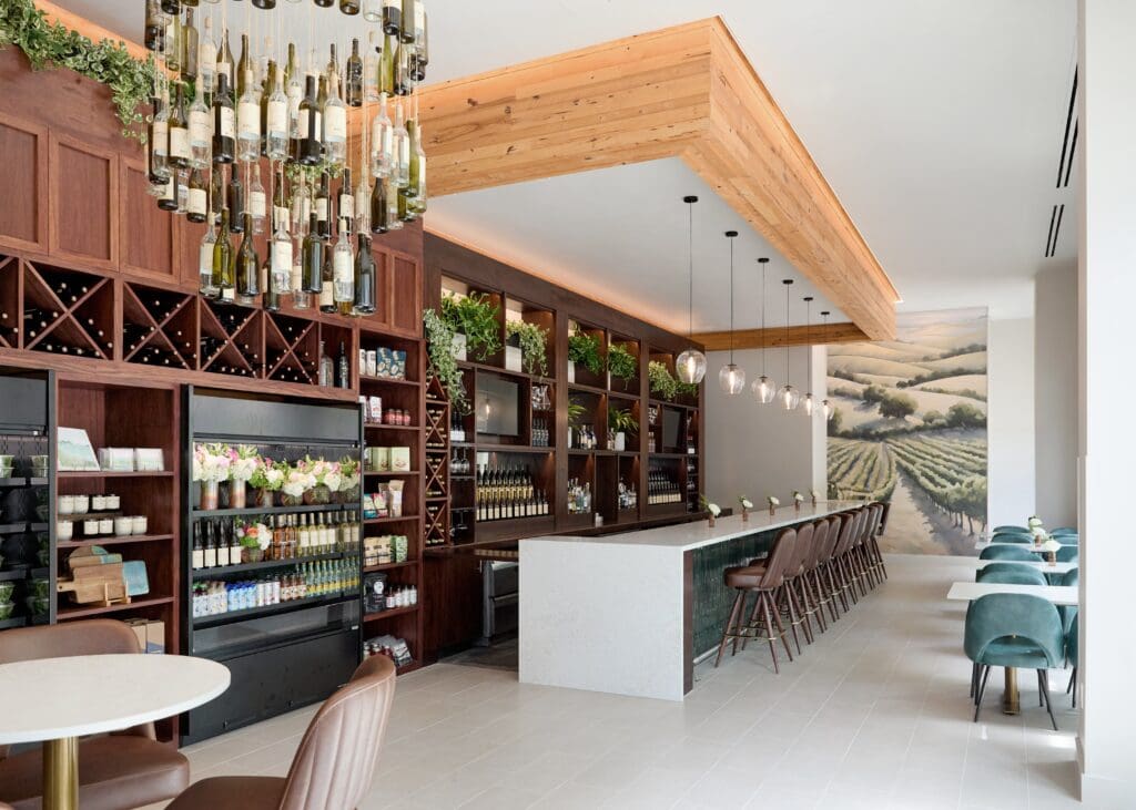 The Board Room's curated list offers up to 100 wines from growing regions that span the New World to the Old. (Photo by Natalie Goff)
