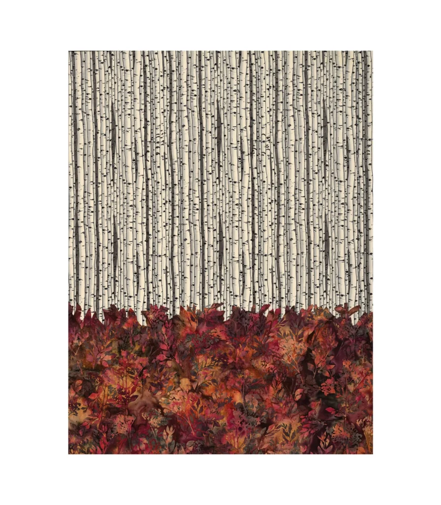 Amos Amit's batik takes inspirations from nature and music. (Photo courtesy of Amos Amit)