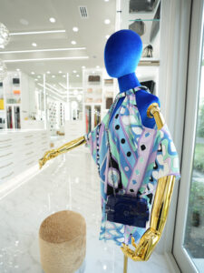 A mannequin in Roemer's closet allows her to style an outfit or display a favorite piece. (Photo by Ted Bell)
