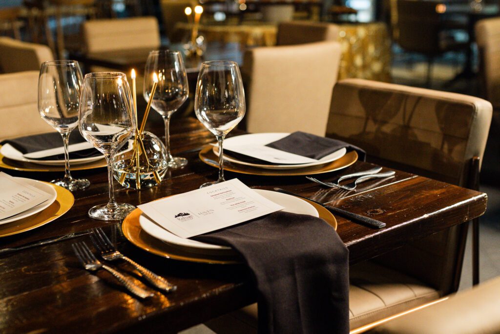 Haven offers flexibility for both seated dinners and mix-and-mingle events. (Photo by Kreative Media)