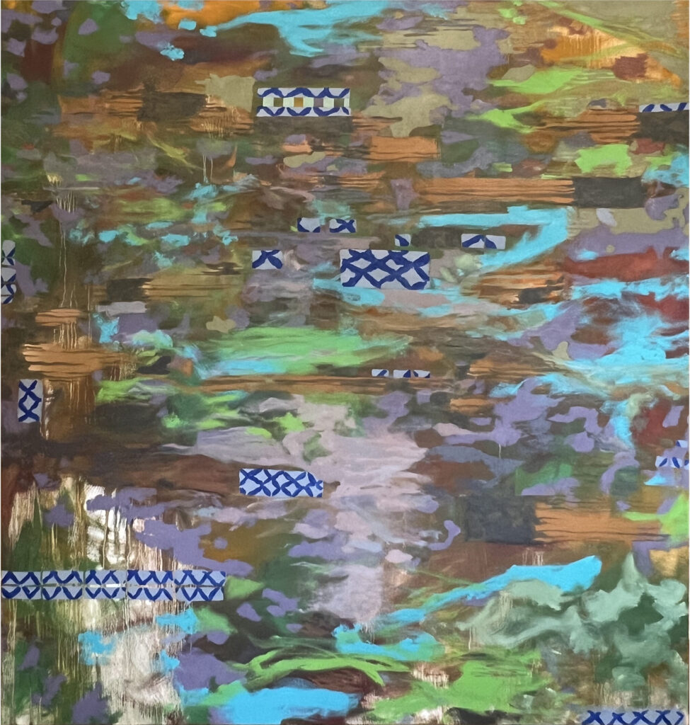 Ludwig Schwarz's "Untitled," 2025, at Conduit Gallery (Photo by Kevin Todora. Courtesy Conduit Gallery, Dallas)