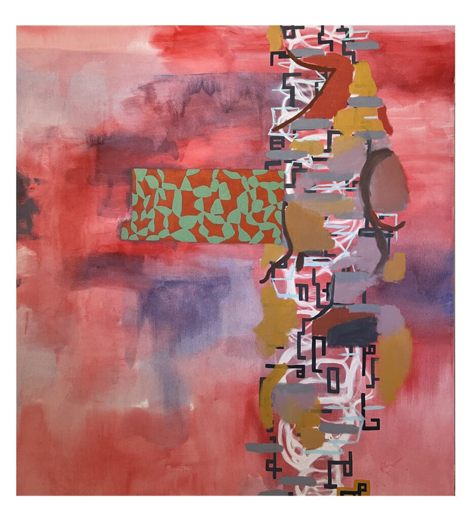 Ludwig Schwarz's "Untitled (2501)," 2025, at Conduit Gallery. (Photo by Kevin Todora. Courtesy Conduit Gallery, Dallas)