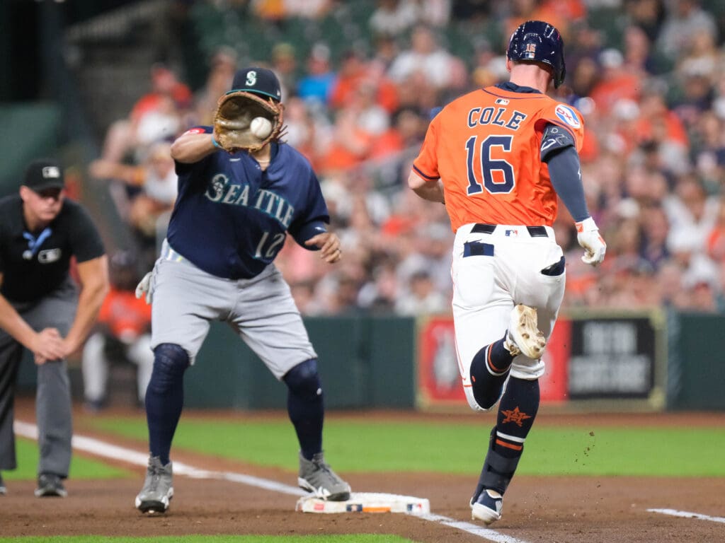 Even wonder rookie Zach Cole cannot save the Astros these days. (Photo by F. Carter Smith)