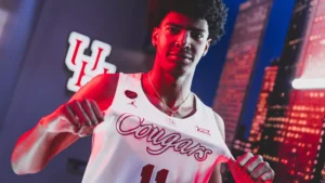 Chris Cenac Jr. is a major part of Kelvin Sampson’s Fantastic Four freshmen class and a difference maker inside. (@chriscenac1)