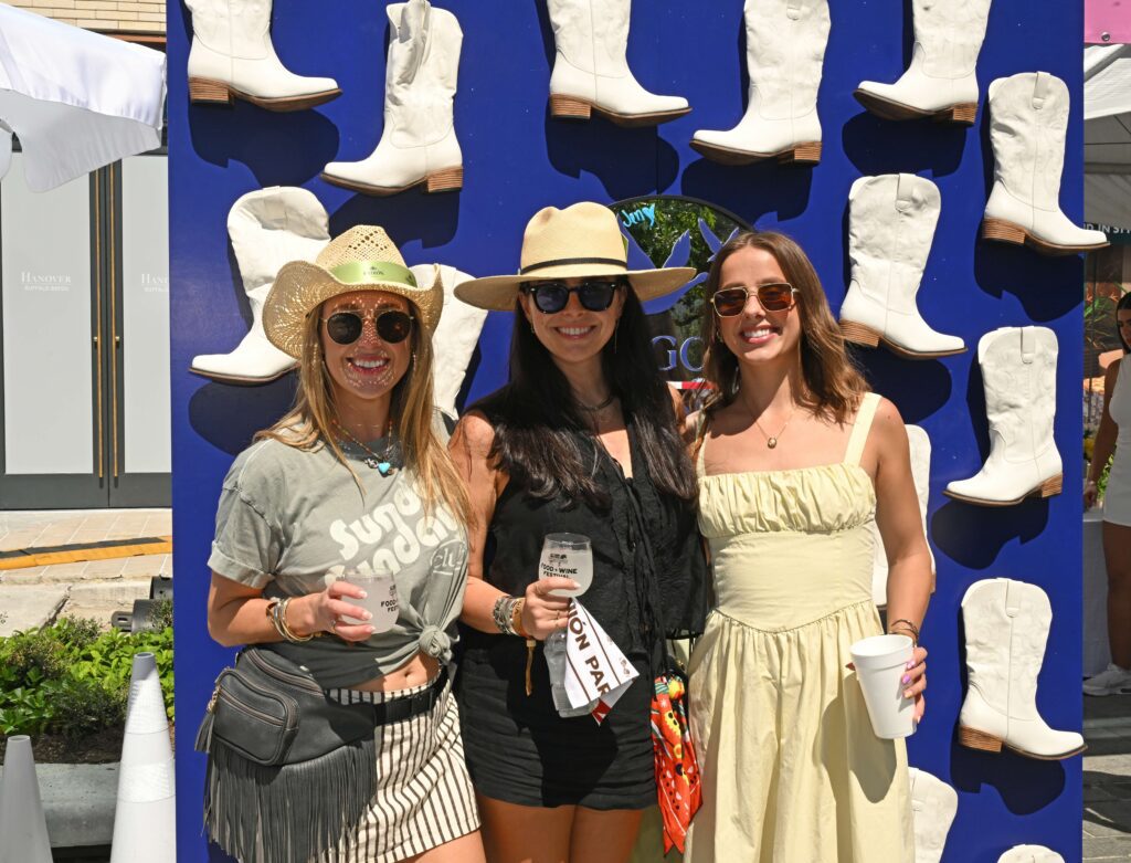 Guests enjoying the Grey Goose experience at the Houston Chefs for Farmers 