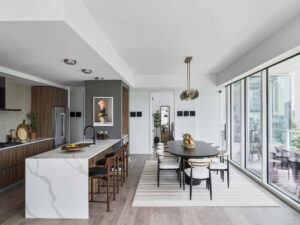 High-end finishes abound in the 2811 Maple residences; Image by Eric Laignel