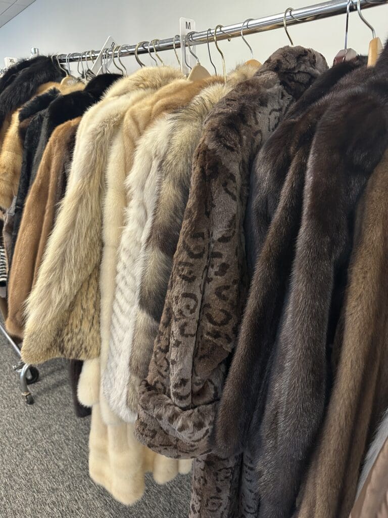 Furs, glorious furs at the Blue Bird Circle Couture Boutique