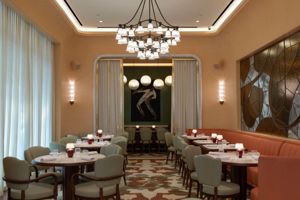 The interiors of Mamani were helmed by London-based Bryan O’Sullivan Studio, best known for designing the restaurant in London’s famous Claridges Hotel. (Courtesy)