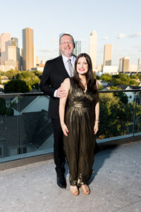 Adan Briones & honoree Lesley Briones at Houston Arts Alliance 2025 Gala: Luminescence (Photo by Hung Truong)