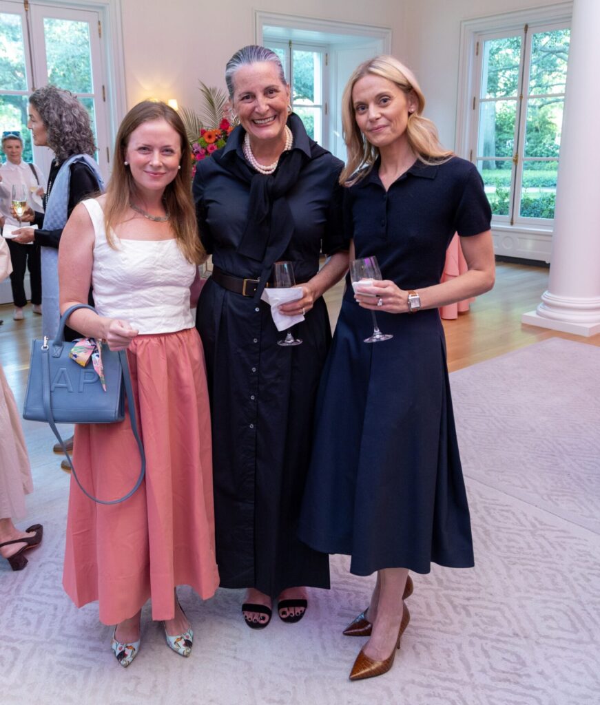 Anne Lee Phillips, Lauren Hudson, Ashley Holden at Curtis & Windham Architects book signing (Photo by Jordan Geibel)
