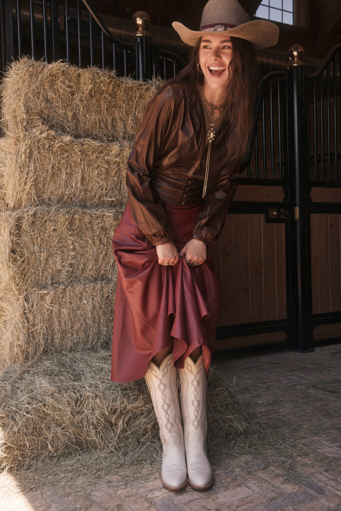 The Abbie boot in the Yellow Rose Boot Collection by Kendra Scott comes in several signature colors.