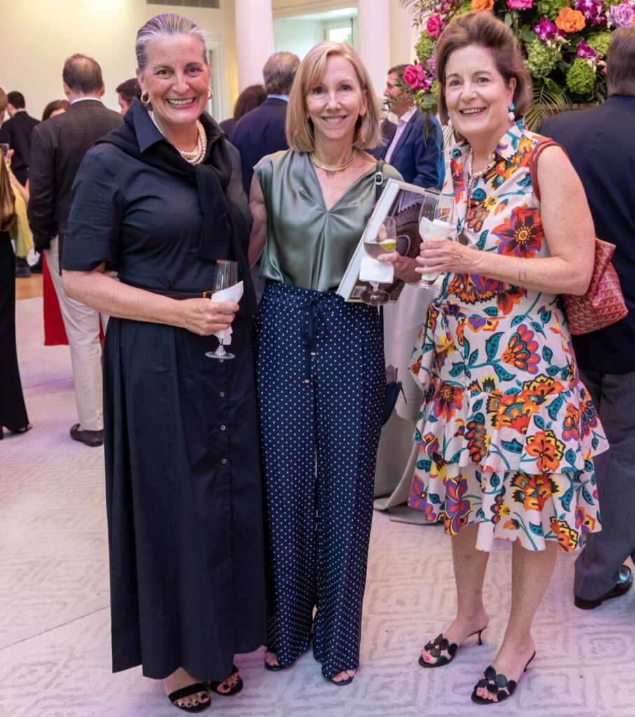 Lauren Hudson, Sarah Hastings, Suzanne Goss at Curtis & Windham Architects book signing (Photo by Jordan Geibel)