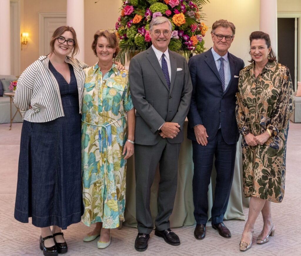 Lucy Curtis, Jane & Bill Curtis, Russell & Valette Windham at Curtis & Windham Architects book signing (Photo by Jordan Geibel)