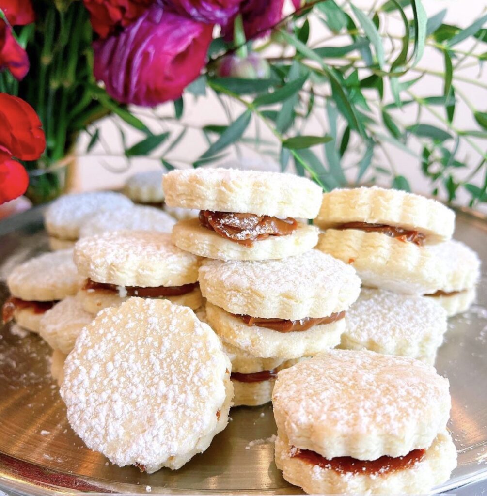 Luliet's Alfajor is a soft and delicate South American Dulce de Leche sandwich cookie dusted with powdered sugar. (Photo courtesy of Luliet)