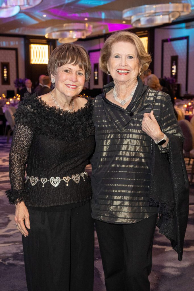 Regina Rogers, Ginger Blanton at the Menninger Clinic Centennial Celebration. (Photo by Jacob Power)