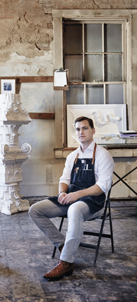 Mark Marynick, Casci Ornamental Plaster, at Fabricut