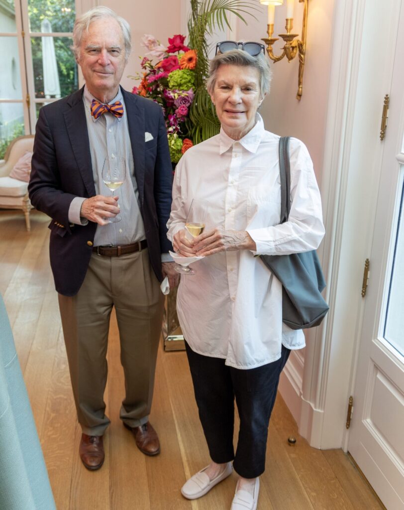 Stephen Fox, Marley Lott at Curtis & Windham Architects book signing (Photo by Jordan Geibel)