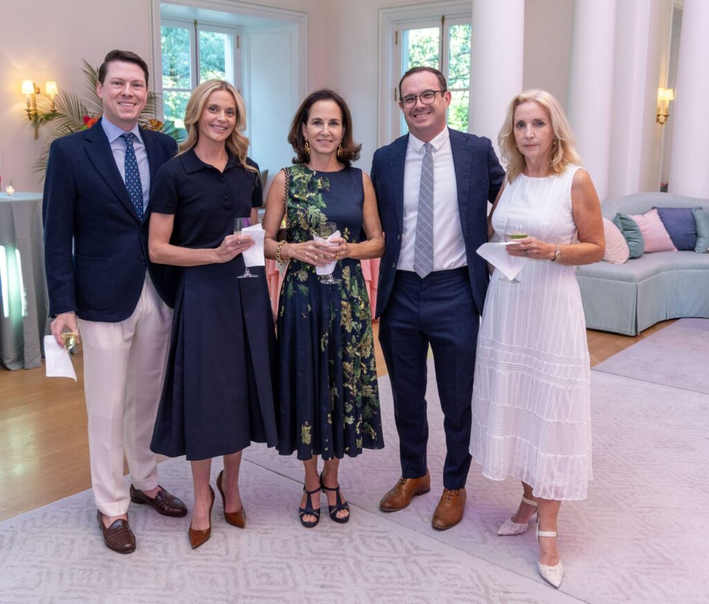 Todd Beckendorff, Ashley Holden, Ann Wolf, Danny Ostendorf, Susan Holloway at Curtis & Windham Architects book signing (Photo by Jordan Geibel)
