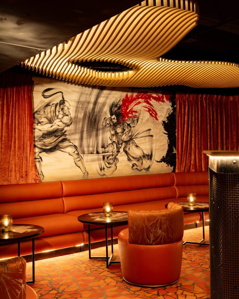 After a "six-figure renovation," the speakeasy bar called AKAI at Musume has reopened. (Courtesy)