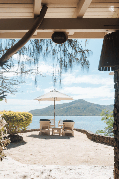 A view from one of the bures at Turtle Island. (Photo by Turtle Island)