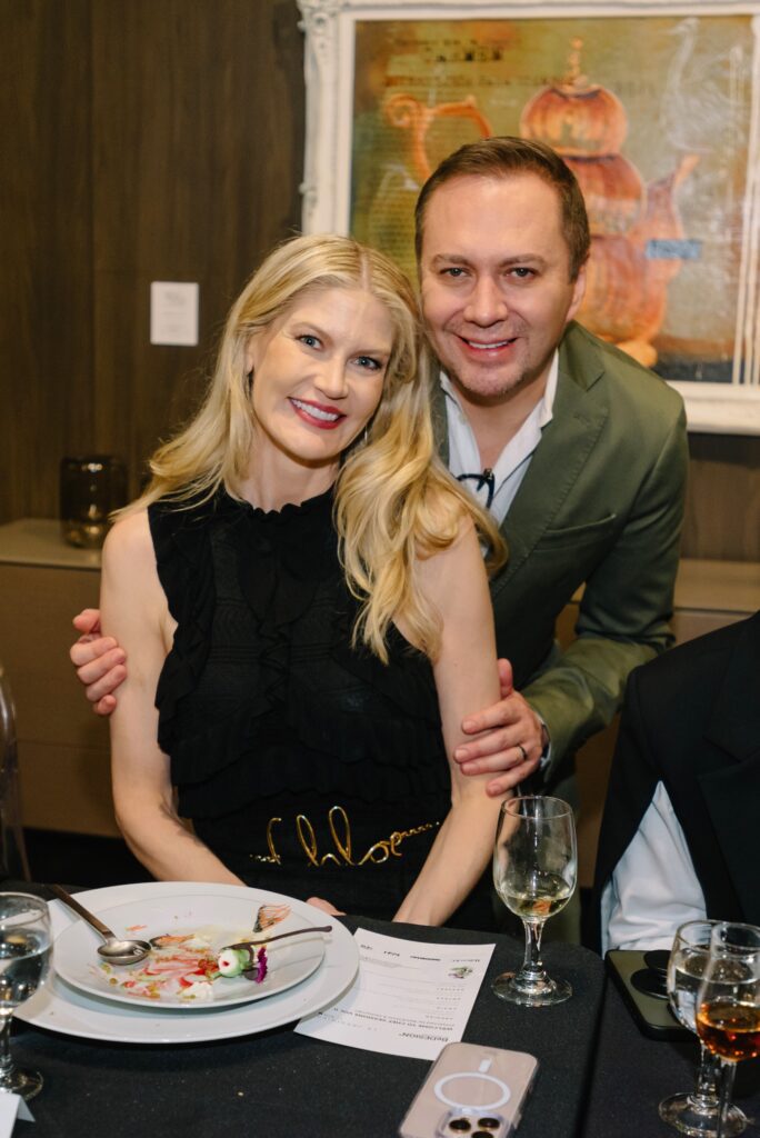 Interior designer Shannon Smith, Adrian Dueñas at the BeDesign Chef Series No.2 