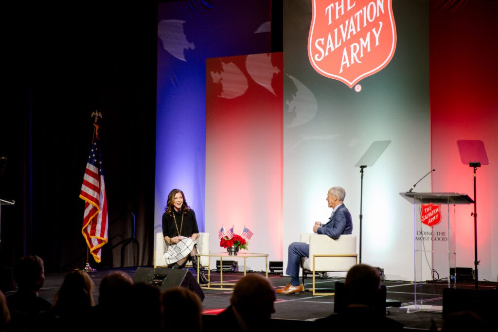 Charlotte Jones, Steve Reinemund  (Photo by The Salvation Army of North Texas)