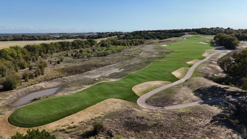 Nine of 18 holes of Bluejack Ranch's par-72 golf course are now complete on the golf course designed by Tiger Woods in consultation with Beau Welling. (Photo by The Governale Group)