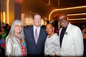 Mariyln & George DeMontrond, Anita & Gerald Smith; Photo by Liz Silva-min