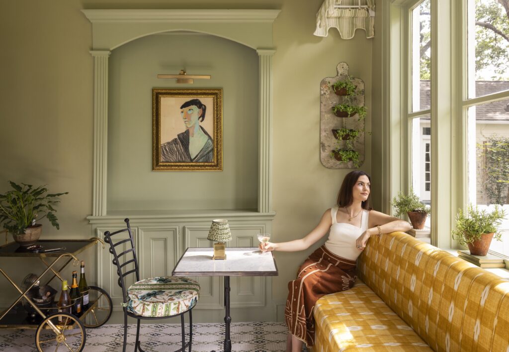 PORTRAIT Lily Barfield The Marlene by Julie Soefer in the Sunroom