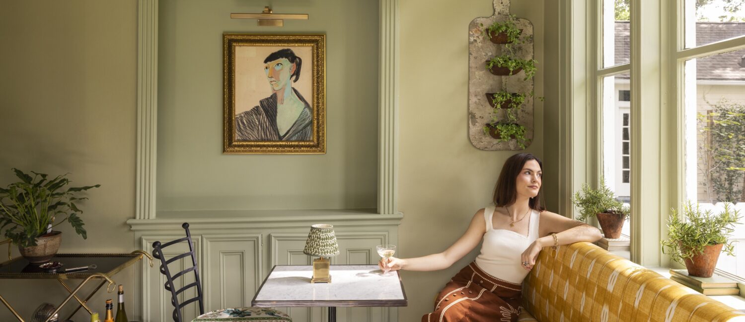 PORTRAIT Lily Barfield The Marlene by Julie Soefer in the Sunroom