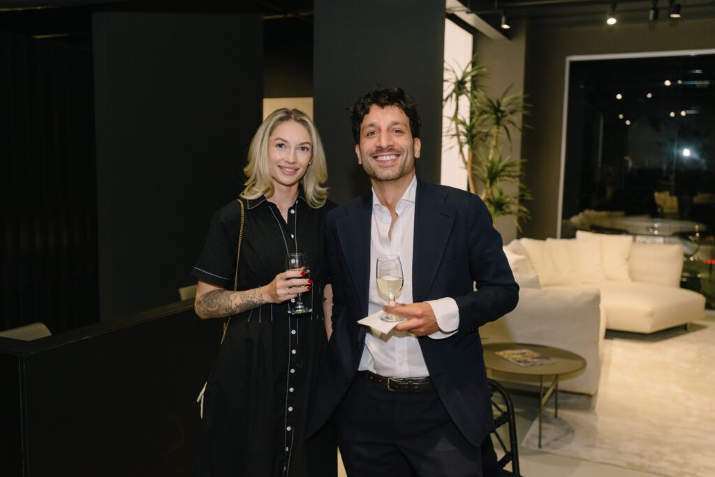 Emily Maley, Giovanni Brazzalotto at the BeDesign Chef Series No. 2