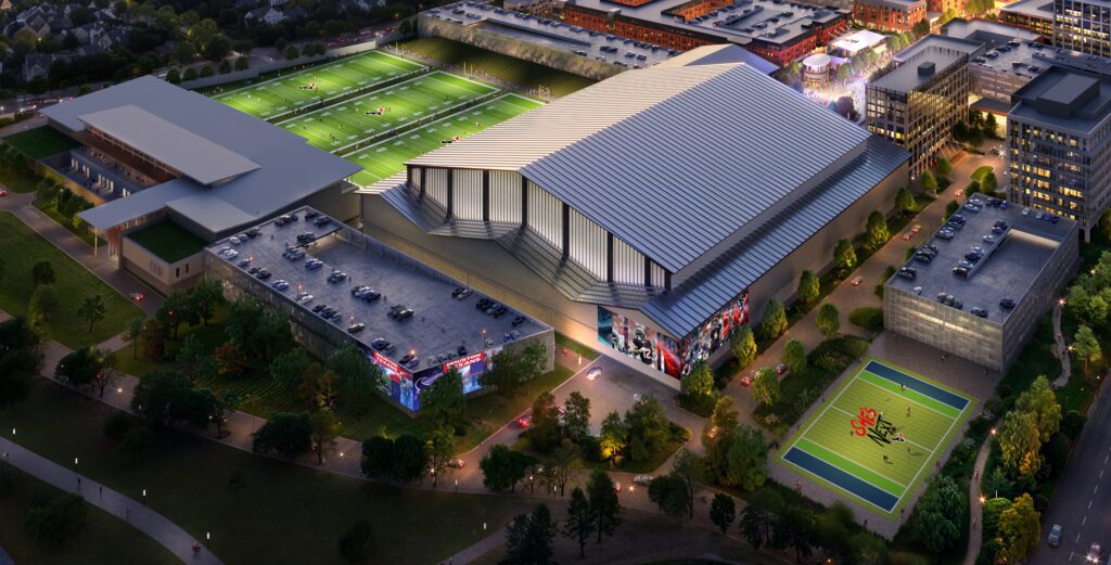 Toro District will include a 150,000-square-foot field house with room to seat 16,000 people.