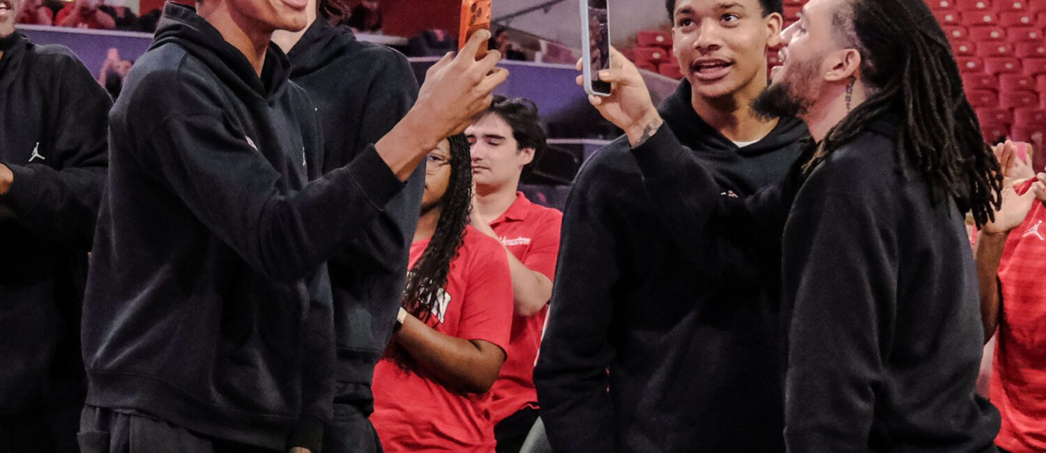 University of Houston Cougars hosted an event on Selection Sunday before the NCAA tournament, at the Fertitta Center, March 15, 2026