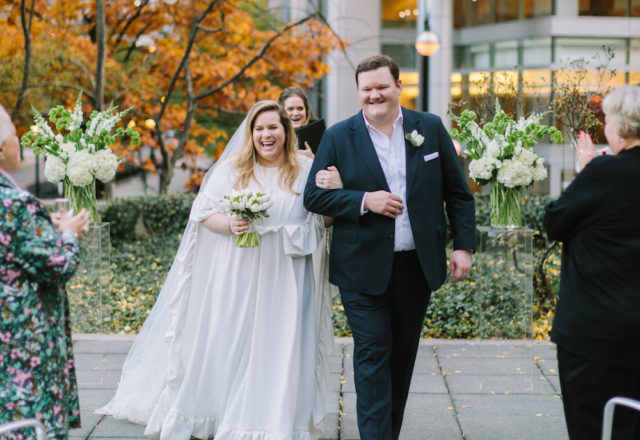 Georgie Ferrell and Tom Miller’s Museum Micro Wedding Full Of Special Moments