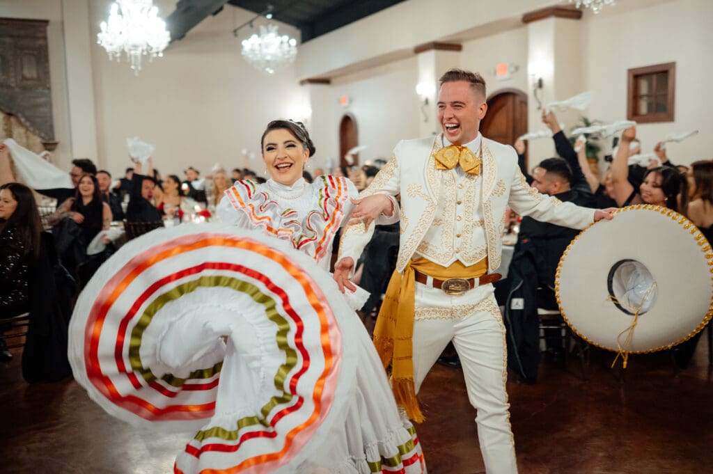 Ethan joined Gracie's folklorico, Mixteco Ballet Folklorico for a few dances, working hard to perfect his moves.