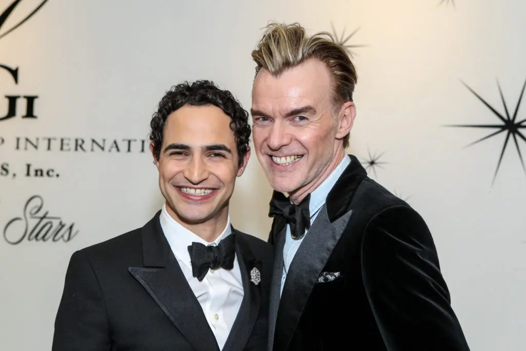 Ken Downing (right) knows about making major fashion headlines. 