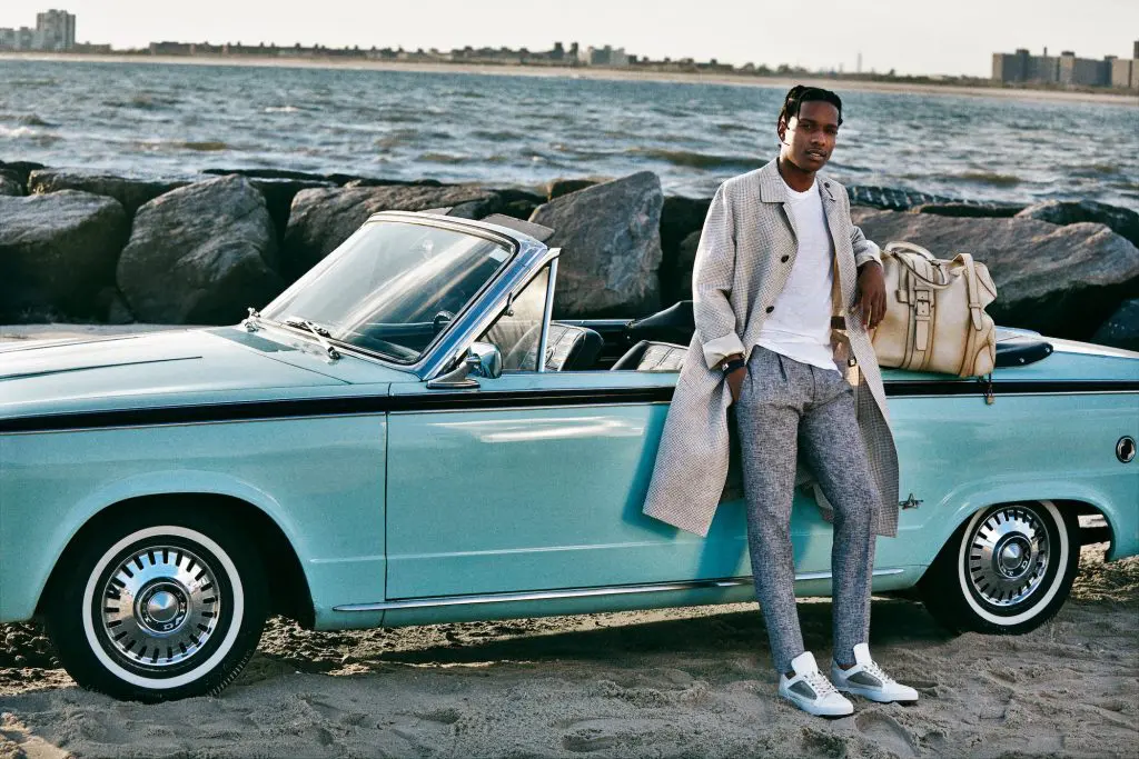 A$AP Rocky, photographed by Francesco Carrozzini for Salvatore Ferragamo's A Man's Story.