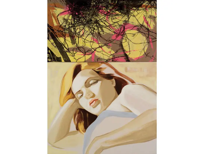 David Salle's "Masking," 2013. © David Salle. Courtesy the artist and Skarstedt, NY