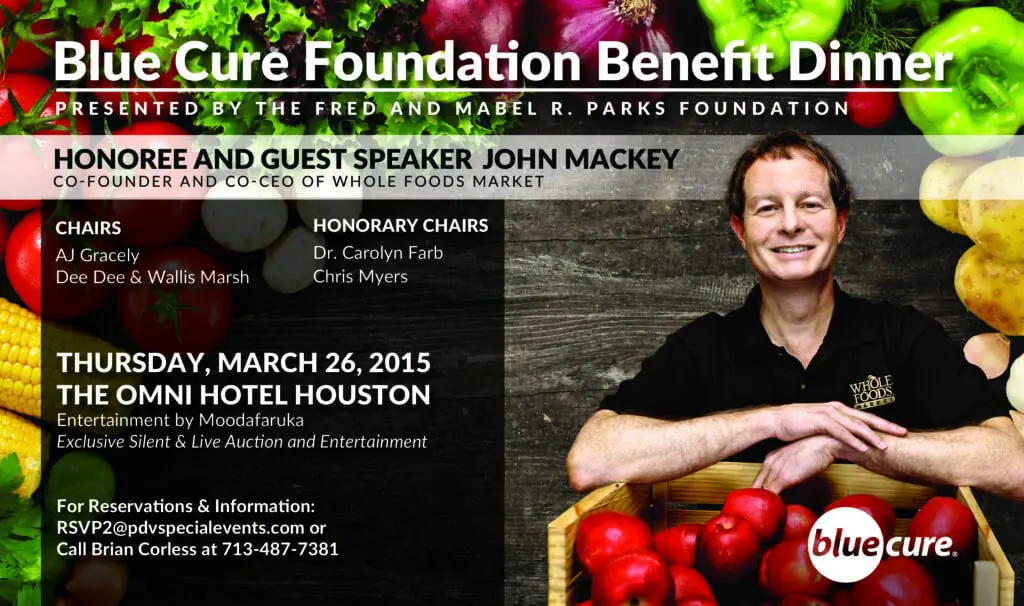 The Blue Cure Benefit Dinner