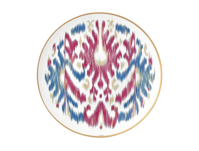Dessert plate, sapphire